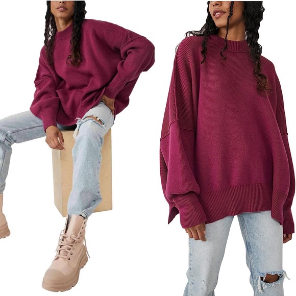 Free People Sweaters - Free People Easy Street Tunic Oversized Sweater